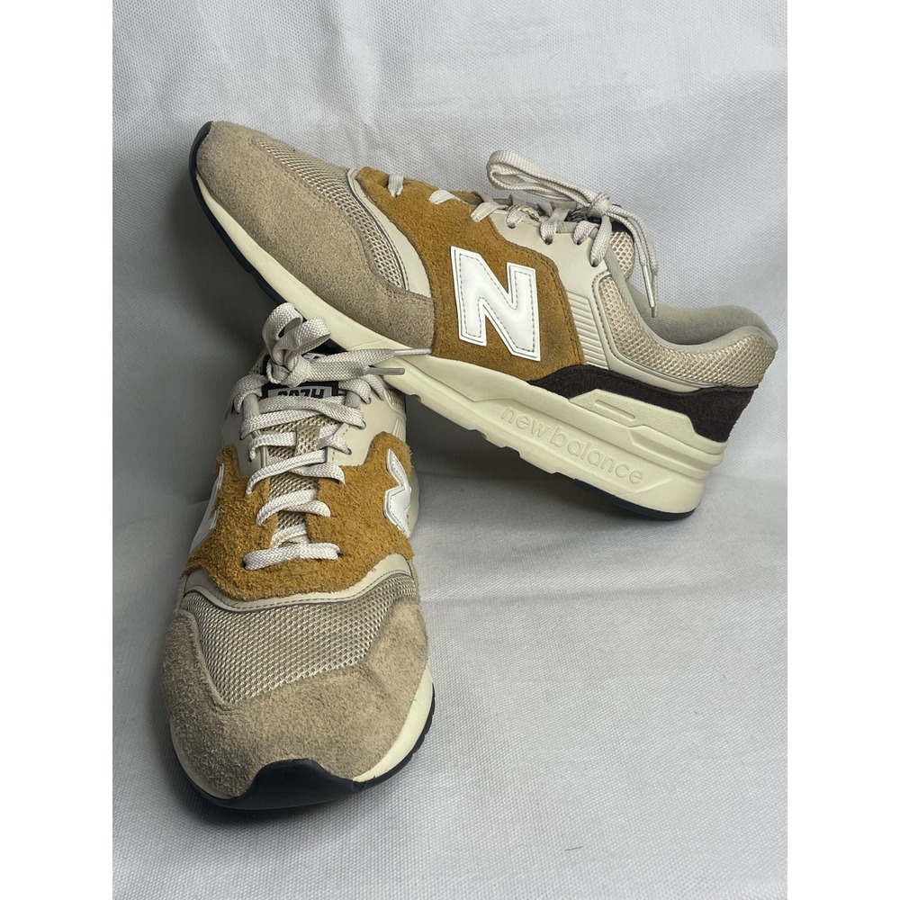 New Balance 997H Sneakers Sea Salt Timberwolf Size US 11.5 D Brown Cream Shoes